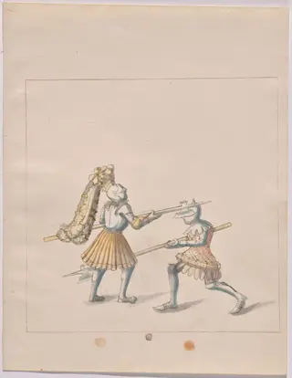 Foot Combat with Halberds
