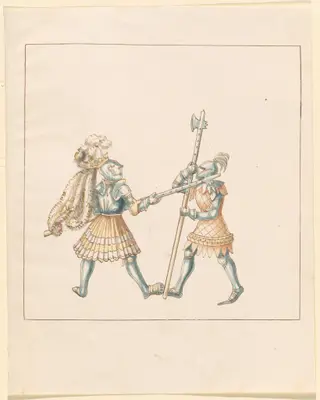 Foot Combat with Halberds