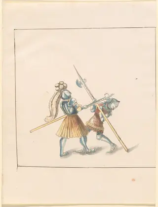 Foot Combat with Halberds