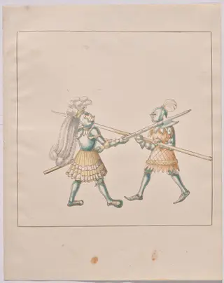 Foot Combat with Halberds