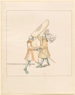 Foot Combat with Swords and Pavesen Shields