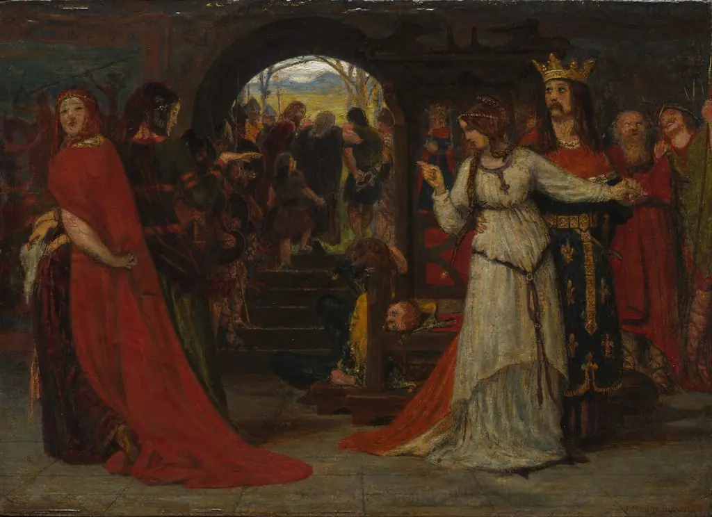 Cordelia Parting from her Sisters, by Ford Madox Brown