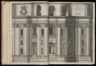 Forma Partis Templi Divi Petri [Exterior Section of Saint Peter's Basilica]