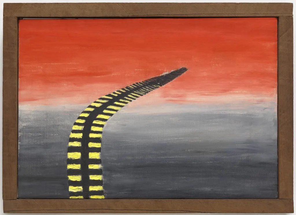 Untitled, by Forrest Bess, oil, 1957