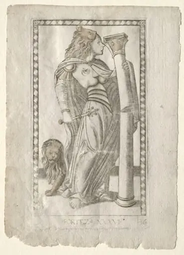 Forteza (from the Tarocchi, series B: Cosmic Principles & Virtues, #36)