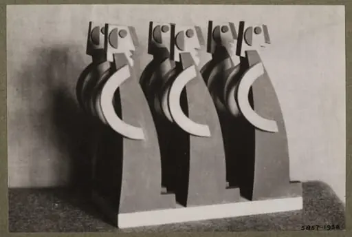 Les Rougebleus, by Fortunato Depero