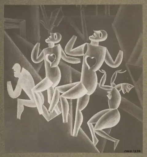 The Dance of the Assassinated, by Fortunato Depero