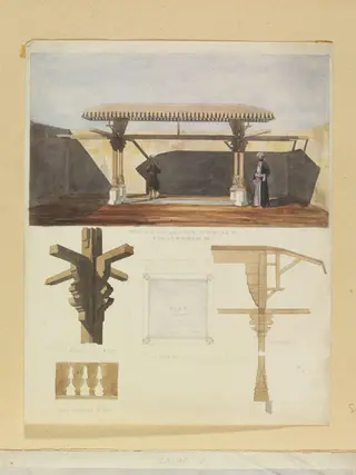 Fountain for Ablution in Cortile of Mosque of Mourad Bey