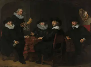 Four directors of the arquebusier's guild, Amsterdam, 1642