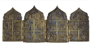 Four Leafed Folding Metal Icon