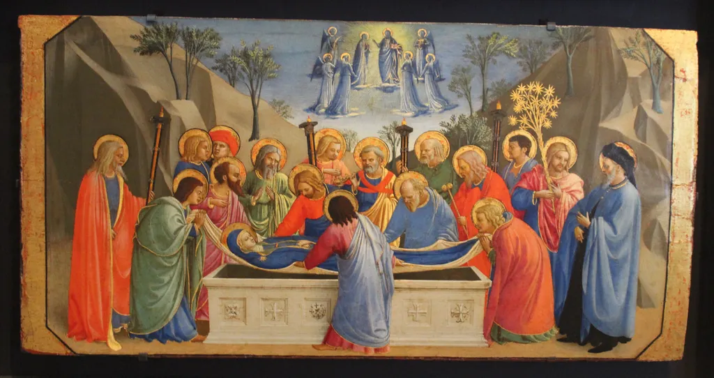 Dormition of the Virgin, by Fra Angelico, unspecified, 1425