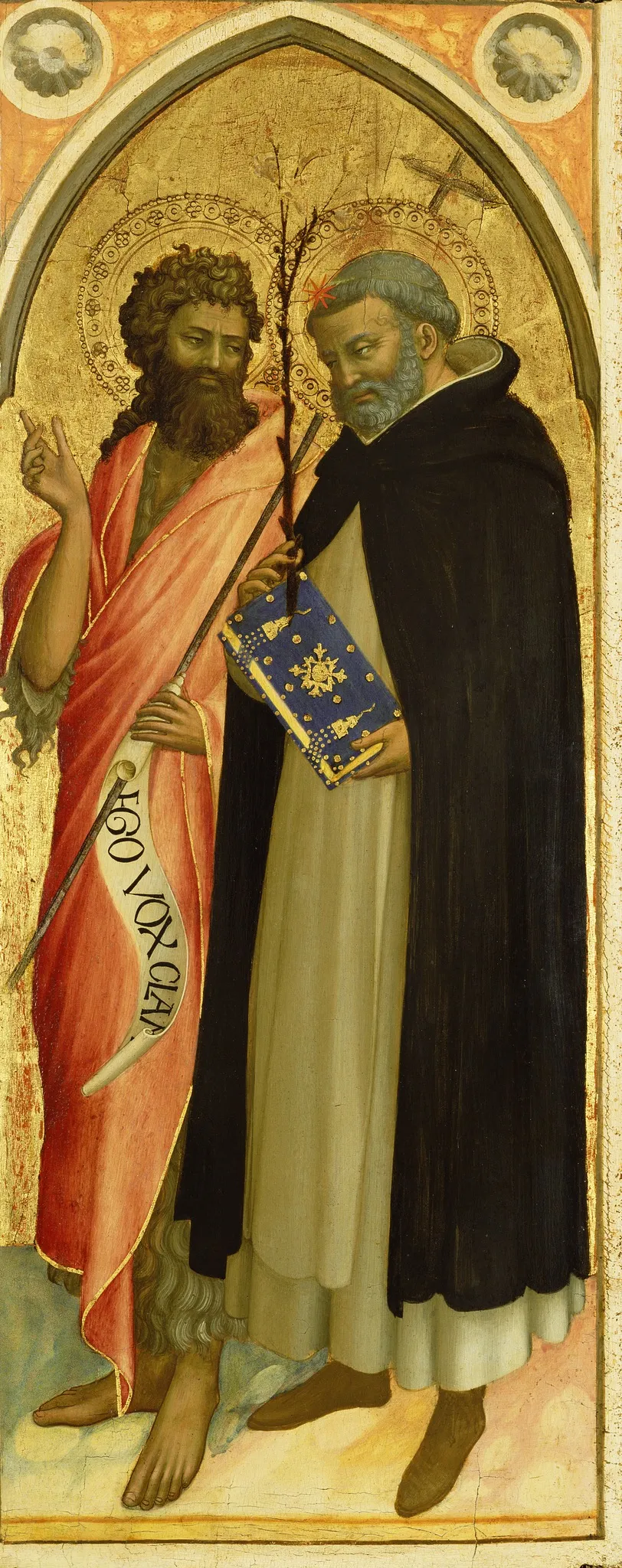Saint John the Baptist and Saint Dominic, by Fra Angelico, unspecified, 1420