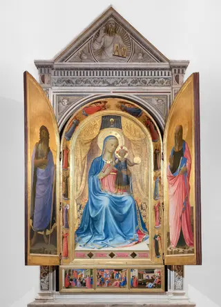 Tabernacle of the Linaioli, by Fra Angelico