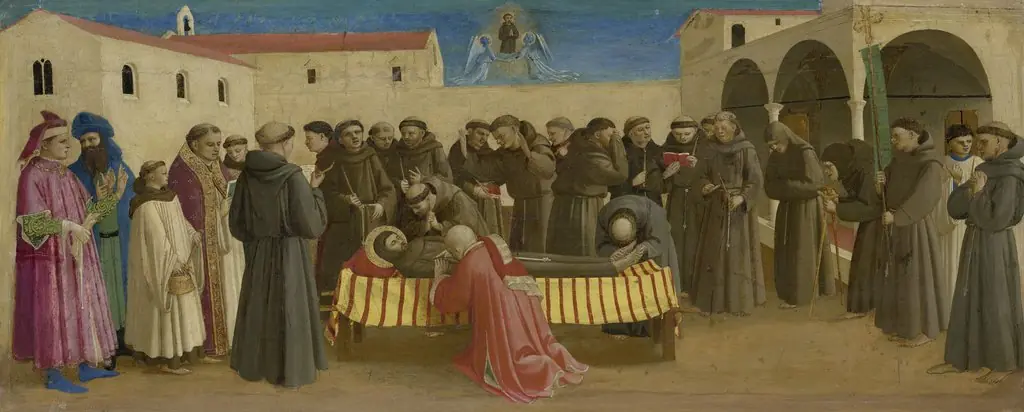 The Lamentation over St Francis, by Fra Angelico