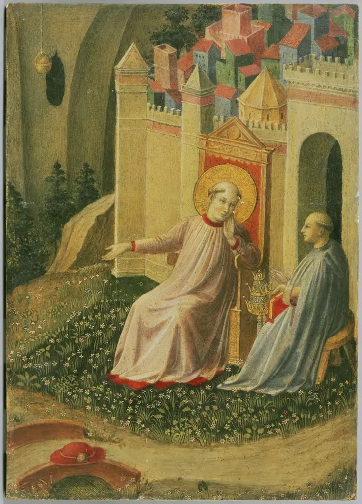 The Papacy Offered to Saint Gregory the Great [?], by Fra Angelico