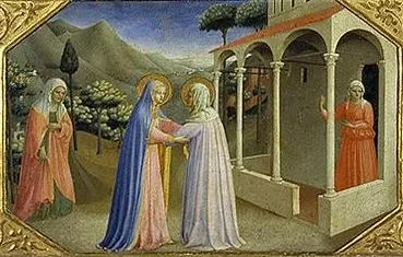 Visitation, by Fra Angelico, unspecified, 1426