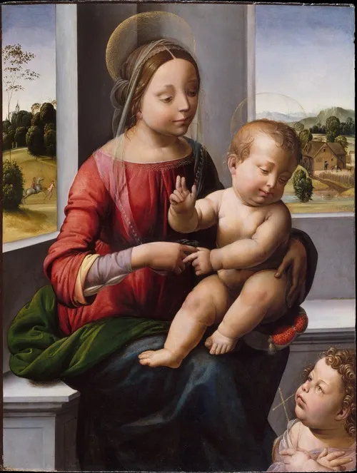 Madonna and Child with the Young Saint John the Baptist — Fra Bartolomeo