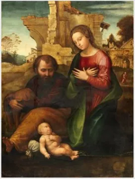The Holy Family, by Fra Bartolomeo, unspecified, 1504