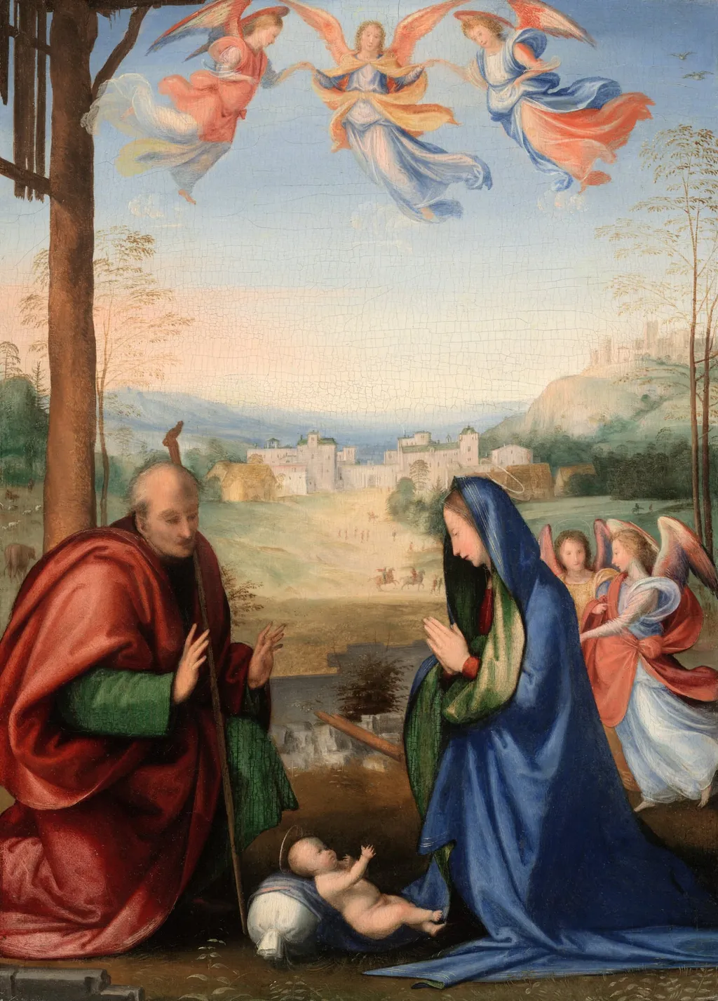 The Nativity, by Fra Bartolomeo, oil, 1506
