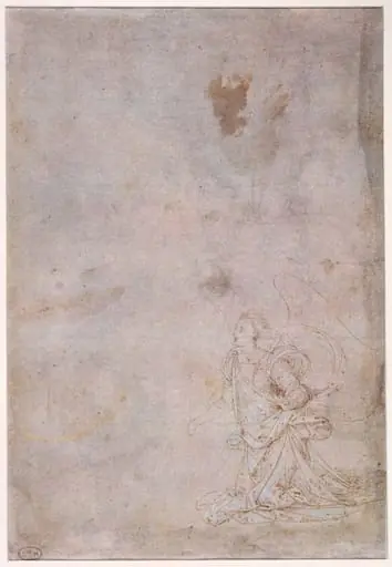 A Kneeling Angel, by Fra Bartolommeo