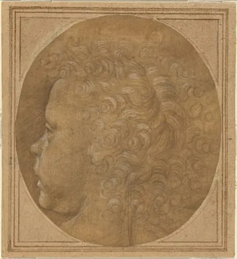 Head of a Child [recto], by Fra Bartolommeo