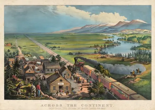 Across the Continent: "Westward the Course of Empire Takes Its Way", by Frances Flora Bond Palmer