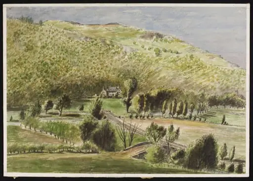 Pont Dol-y-moch and Pont dol Rhiw Gelen, over the River Goedel, Merionethshire, by Frances Macdonald