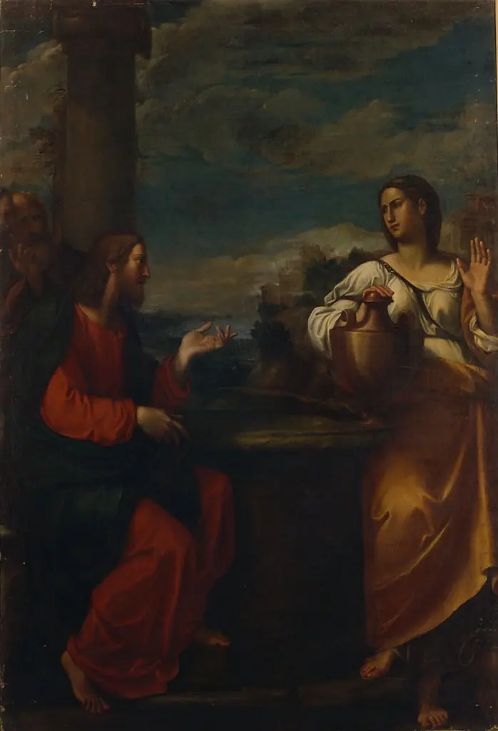 Christ and the Woman of Samaria, by Francesco Albani