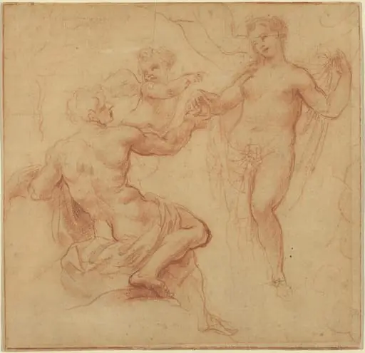 Paris Awarding the Apple to Venus, by Francesco Albani
