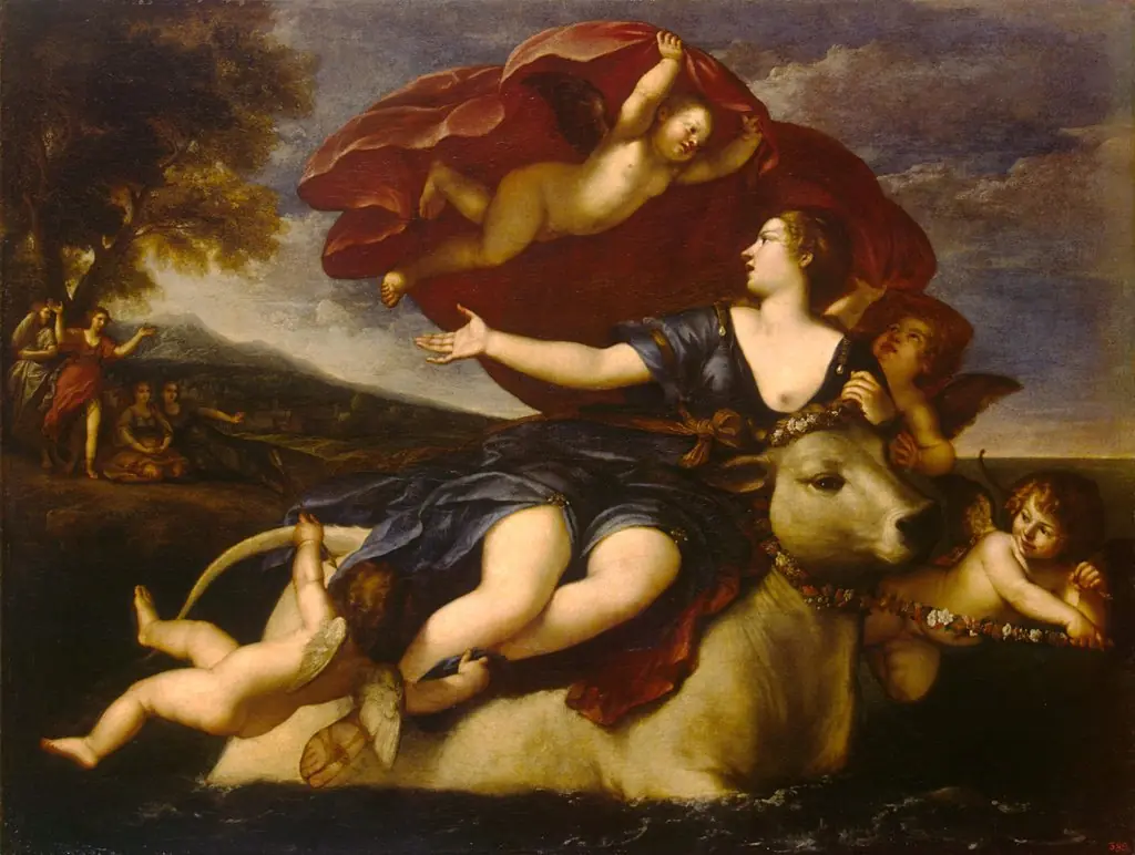 Rape of Europa, by Francesco Albani