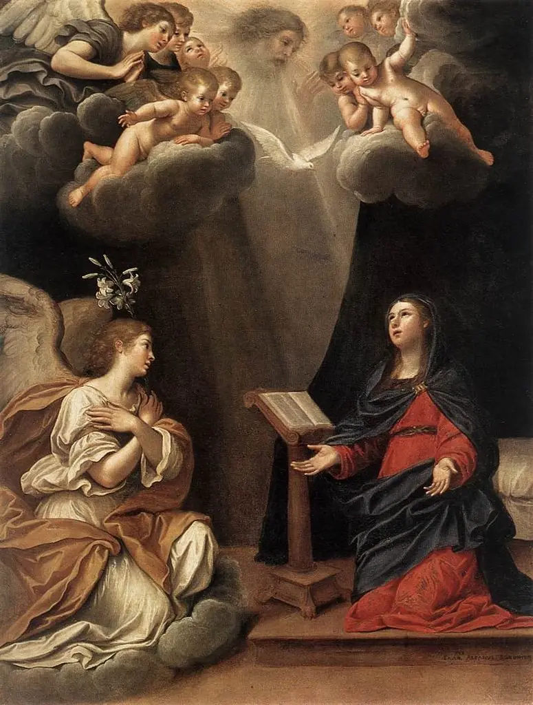 The Annunciation, by Francesco Albani