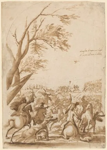 The Battle of Munda, by Francesco Allegrini
