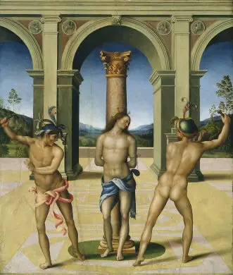 flagellazione di cristo, by Francesco Bacchiacca
