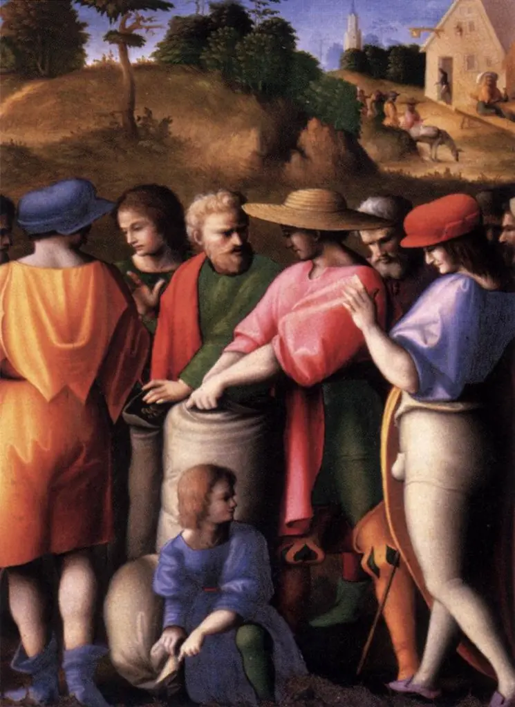 Scenes from the Story of Joseph: The Search for the Cup, by Francesco Bacchiacca