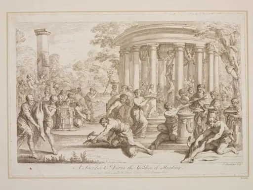 A Sacrifice to Diana, the Goddess of Hunting, by Francesco Bartolozzi