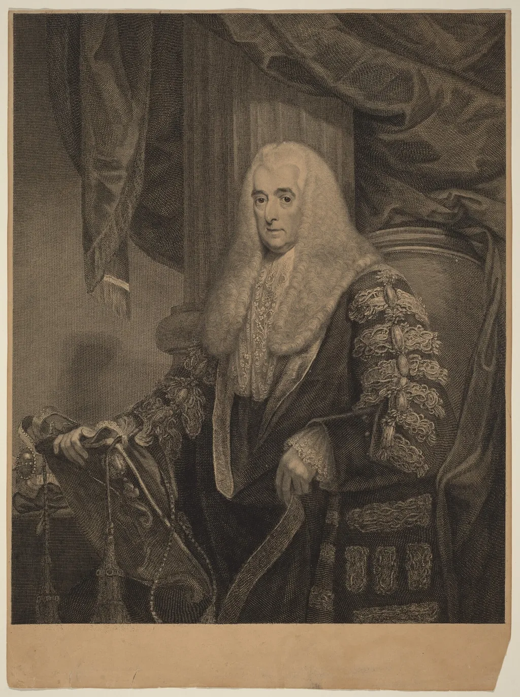 Alexander, Lord Loughborough, by Francesco Bartolozzi, ink, 1800