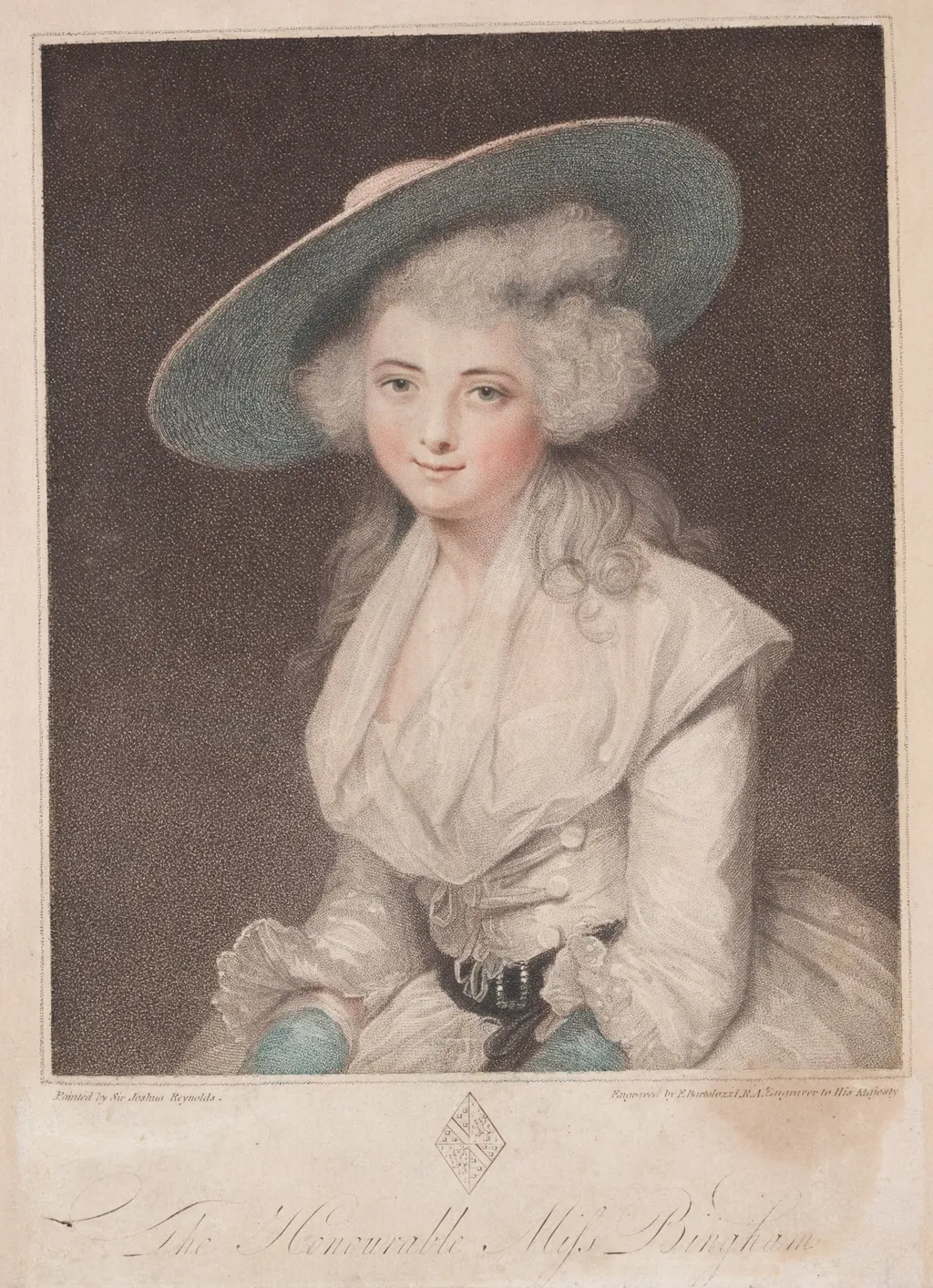 Miss Anne Bingham, by Francesco Bartolozzi, 1786