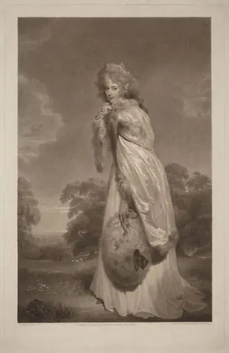 Miss Elizabeth Farren, Countess of Derby, by Francesco Bartolozzi