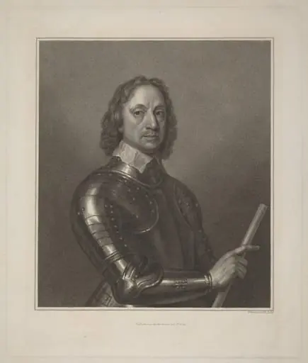 Oliver Cromwell, by Francesco Bartolozzi