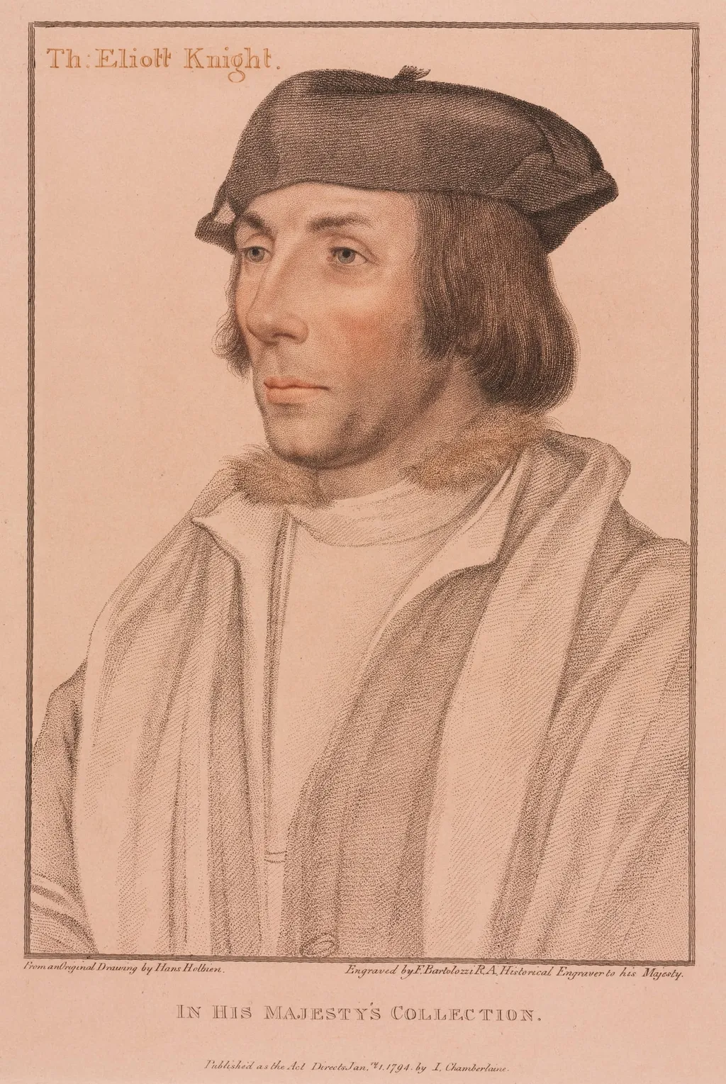 Sir Thomas Elyot, by Francesco Bartolozzi, 1794