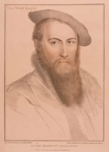 Sir Thomas Wyatt, by Francesco Bartolozzi