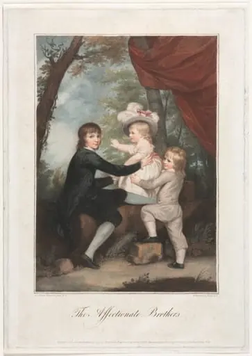 The Affectionate Brothers (The Lamb Children), by Francesco Bartolozzi