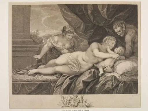Venus and Cupid, by Francesco Bartolozzi