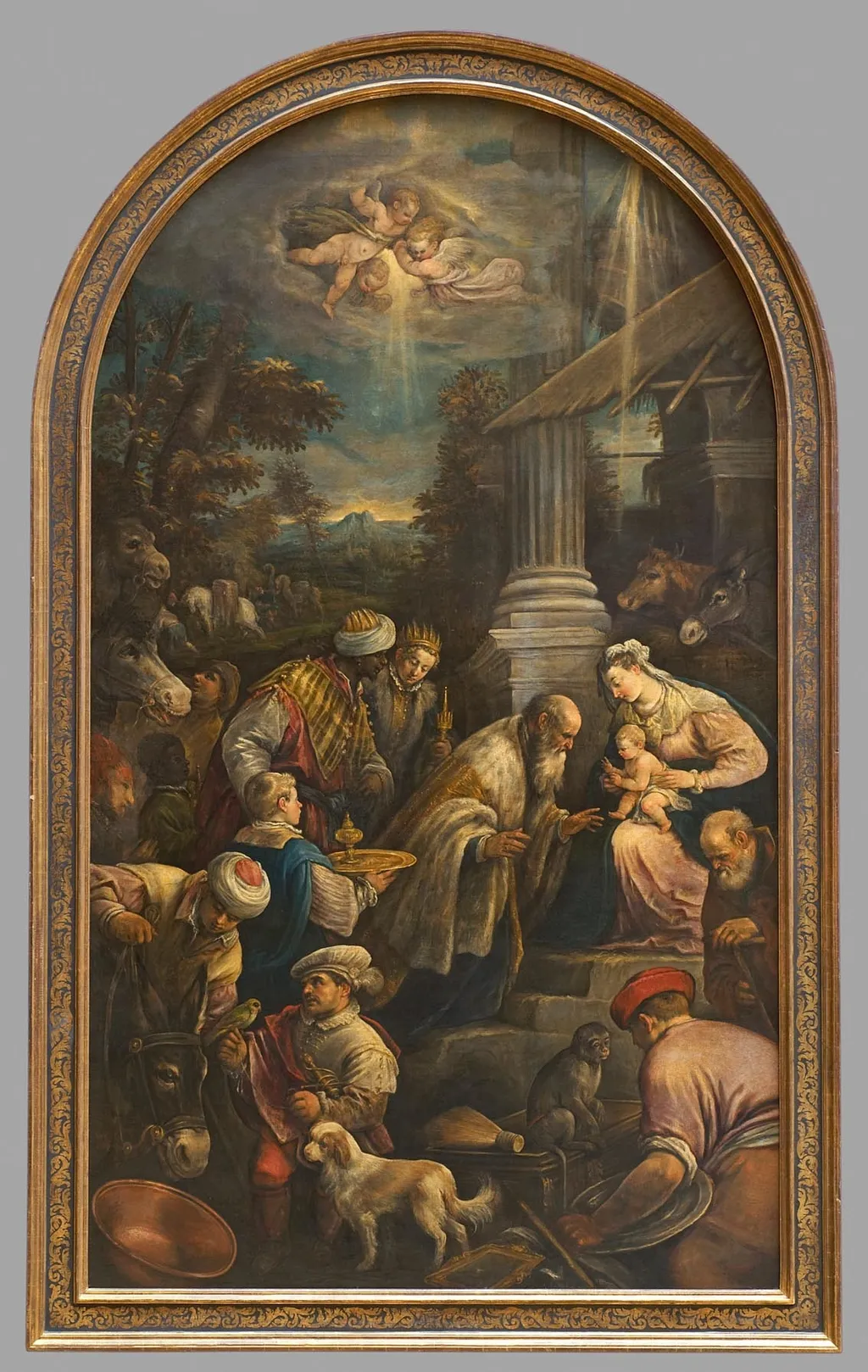 Adoration of the Magi, by Francesco Bassano the Younger, unspecified