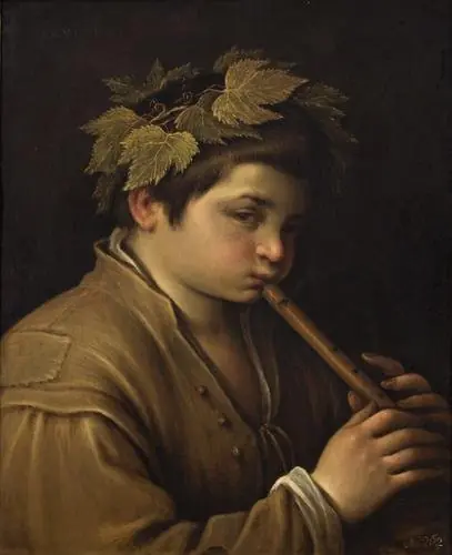 Boy with a Flute, by Francesco Bassano the Younger