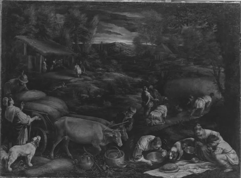 Der Sommer (Boas und Ruth), by Francesco Bassano the Younger