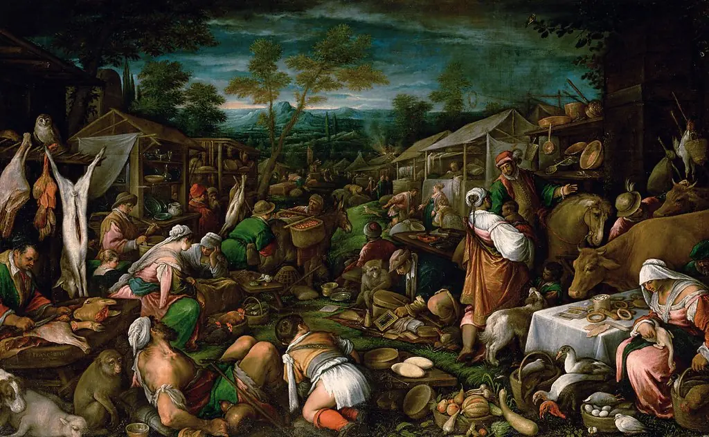 Jahrmarkt, by Francesco Bassano the Younger