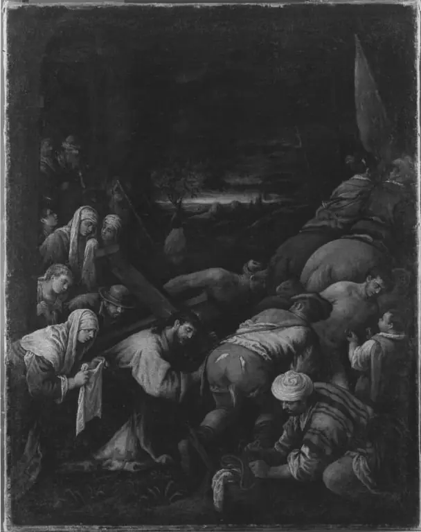 Kreuztragung Christi (Werkstattkopie), by Francesco Bassano the Younger