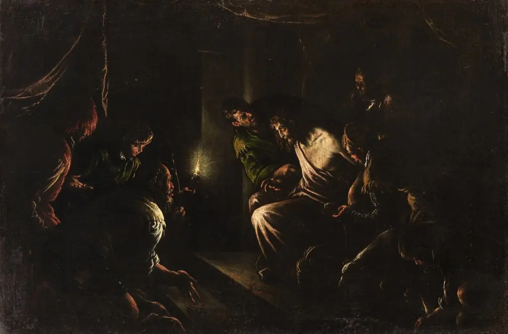 Mocking of Christ, by Francesco Bassano the Younger