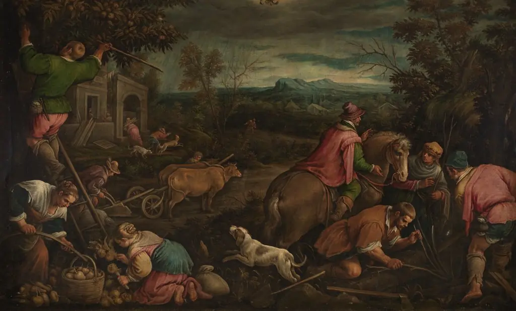 October (Scorpio), by Francesco Bassano the Younger